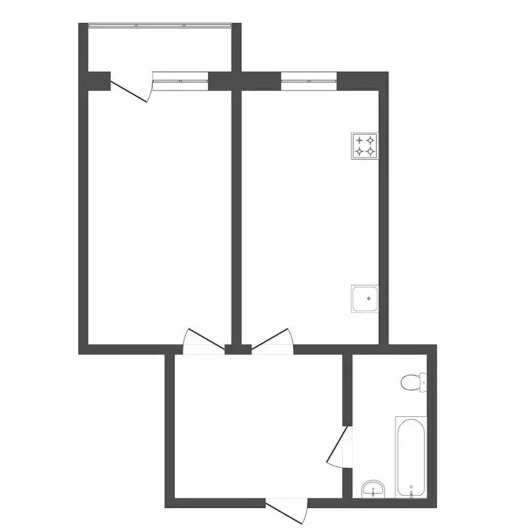 1-комнатная квартира: Тюмень, микрорайон Тарманы, улица Малышева, 18/1 ... - Фото 1