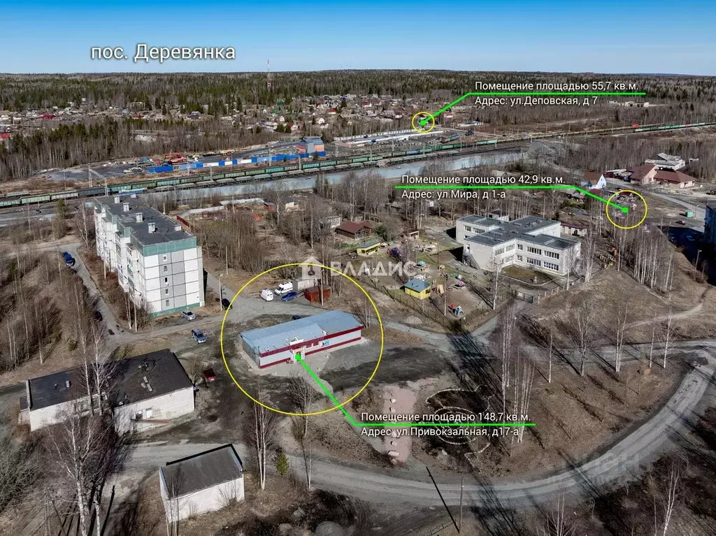 Помещение свободного назначения в Карелия, Прионежский район, пос. ... - Фото 1