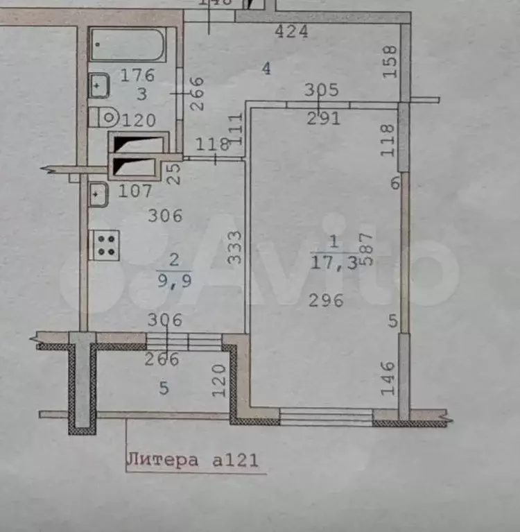 1-к. квартира, 40 м, 17/17 эт. - Фото 0