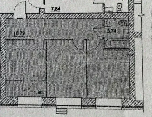 2-к кв. Татарстан, с. Высокая Гора ул. Хасана Шайдуллина, 2 (51.0 м) - Фото 1