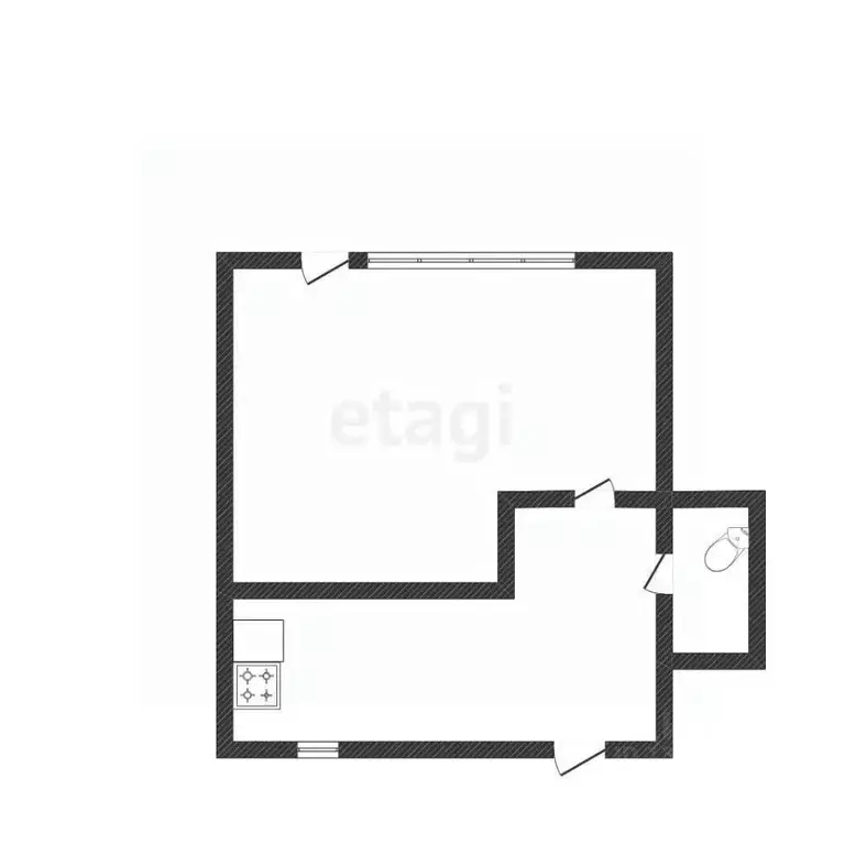 1-к кв. Иркутская область, Иркутск Ершовский мкр, 144 (48.0 м) - Фото 1