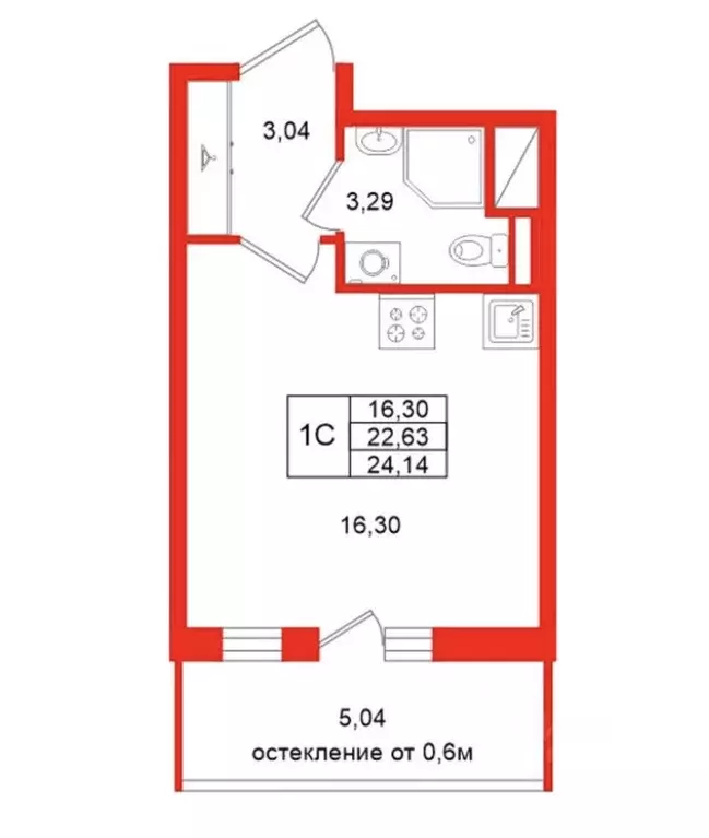 Студия Ленинградская область, Всеволожский район, Свердловское ... - Фото 1