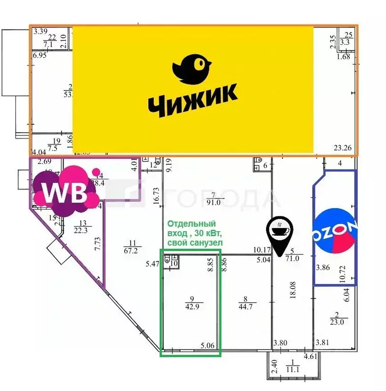 Помещение свободного назначения в Новосибирская область, Новосибирск ... - Фото 2