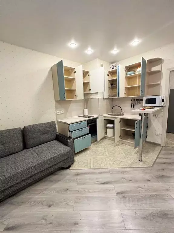 Студия Санкт-Петербург ул. Оптиков, 37 (21.9 м) - Фото 2