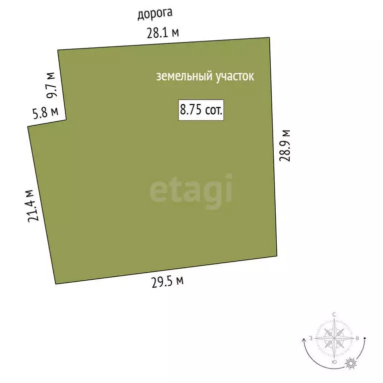 Участок в Челябинская область, Коркинский муниципальный округ, садовые ... - Фото 1