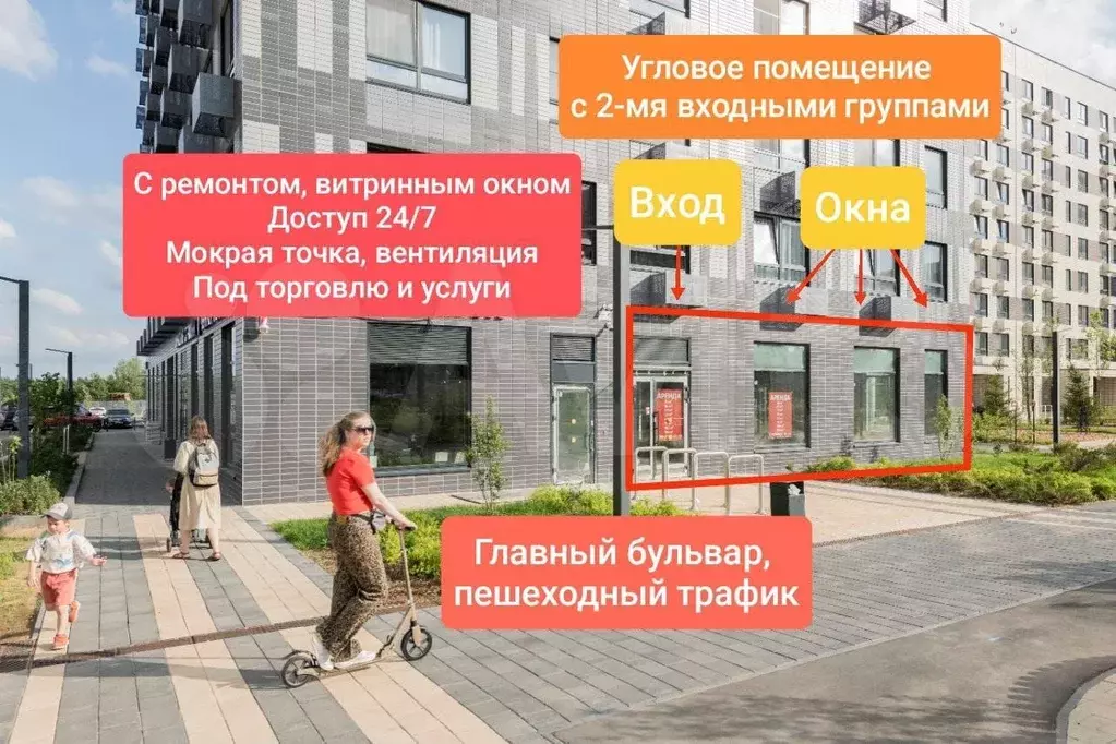 Торговое помещения, 40 м с ремонтом на трафике - Фото 0
