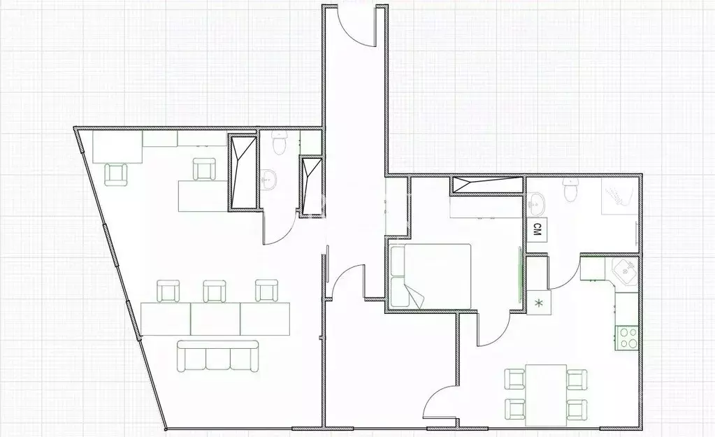 Офис в Москва Шелепихинская наб., 34к1 (87 м) - Фото 2