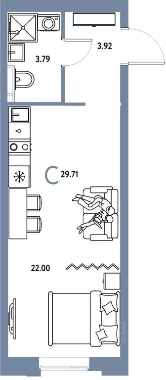 Студия Свердловская область, Екатеринбург муниципальное образование, ... - Фото 1