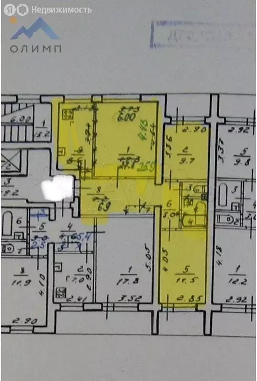 3-комнатная квартира: Вологда, улица Мира, 80 (60 м) - Фото 0