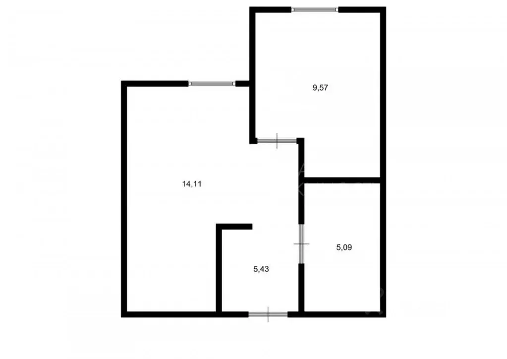 1-к кв. Тюменская область, Тюмень Невская ул., 109 (35.0 м) - Фото 1