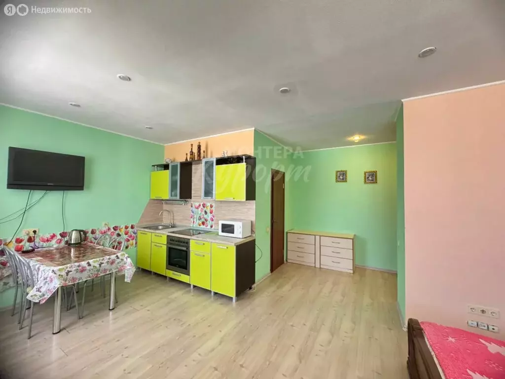 Квартира-студия: Зелёная Поляна, Курортная улица, 85к5 (38 м) - Фото 0