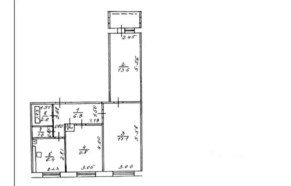 3-к кв. Башкортостан, Уфа ул. Георгия Мушникова, 3 (60.1 м) - Фото 1