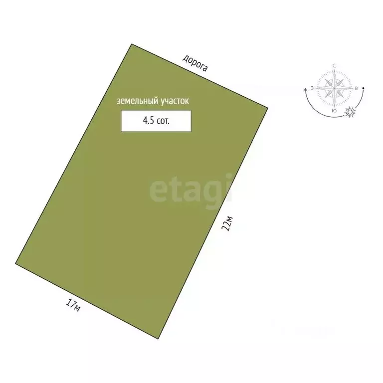 Участок в Крым, Феодосия Геотехник СПК, ул. Грушевая (4.5 сот.) - Фото 2