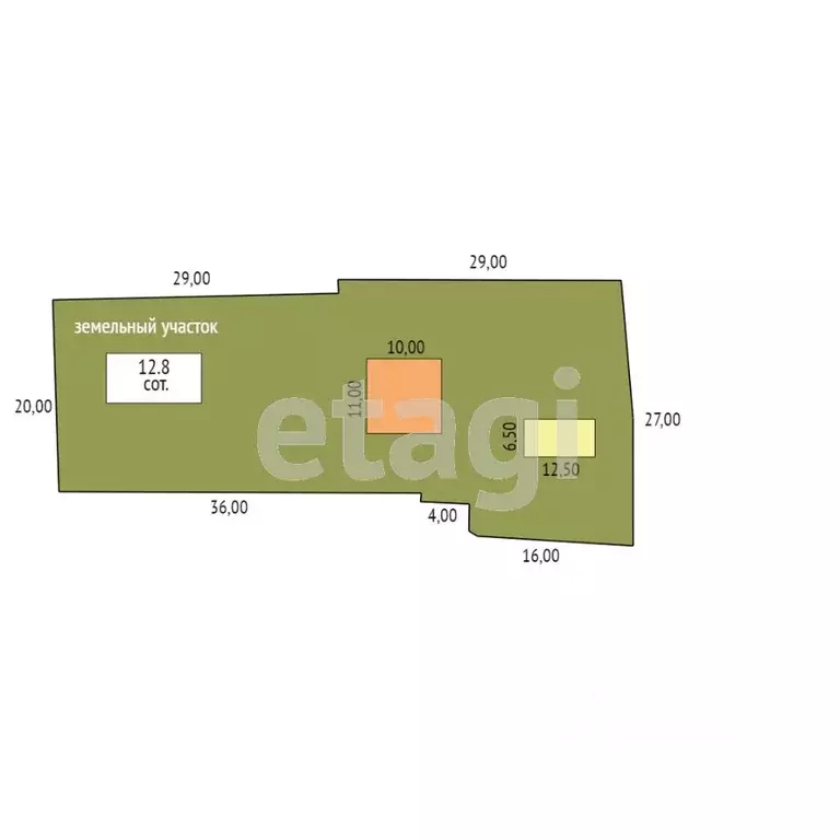 Участок в Свердловская область, Талица ул. Калинина, 15 (12.8 сот.) - Фото 2