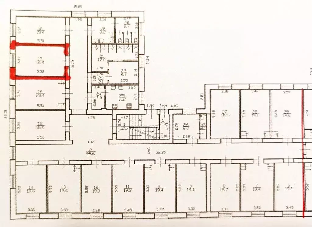 Комната Санкт-Петербург ул. Новостроек, 12 (19.0 м) - Фото 1