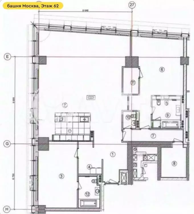 Продажа Home офиса 233м2 м. Москва-Сити в цао - Фото 0