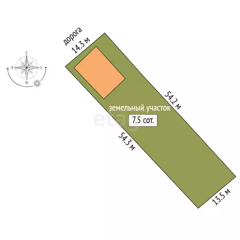 Дом в Ялуторовск, Тюменская улица (87 м) - Фото 1