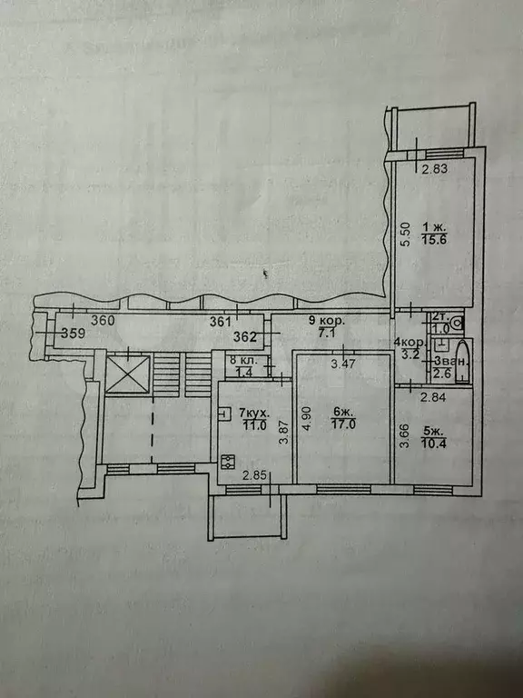 3-к. квартира, 70 м, 8/10 эт. - Фото 0
