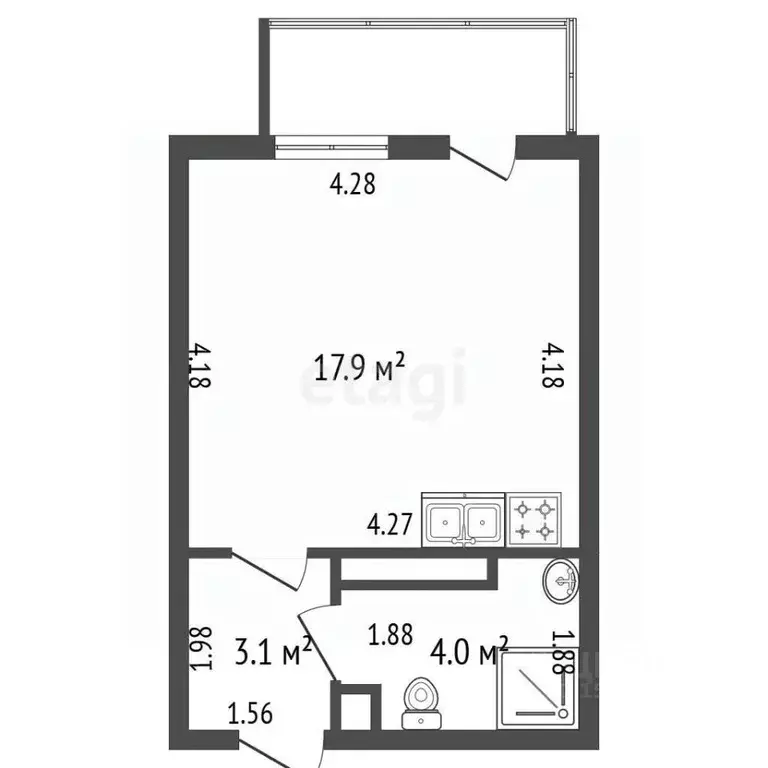 Студия Санкт-Петербург Усть-Славянка тер., просп. Советский, 34к2 ... - Фото 2