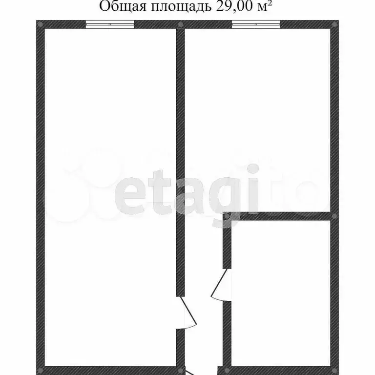 1-к. квартира, 30 м, 2/9 эт. - Фото 0