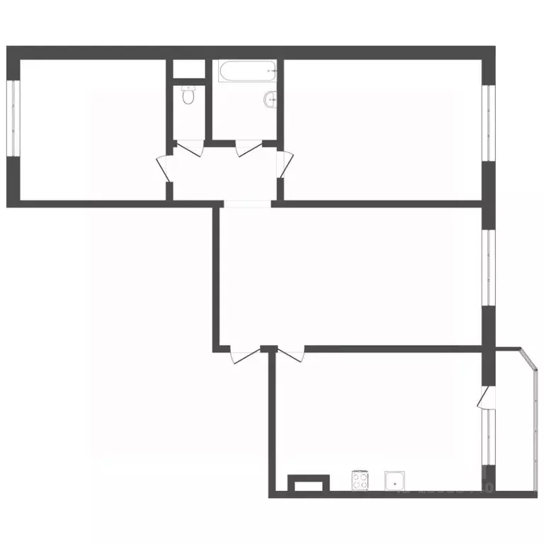 3-к кв. Тюменская область, Тюмень Кремлевская ул., 85к1 (85.5 м) - Фото 1