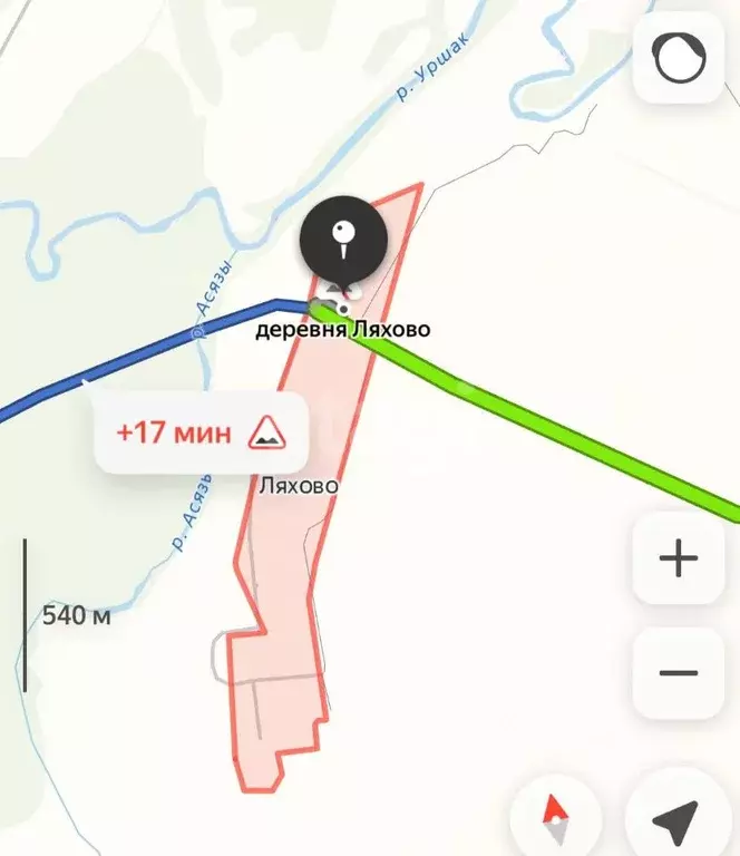 Участок в Башкортостан, Кармаскалинский район, Подлубовский сельсовет, ... - Фото 2