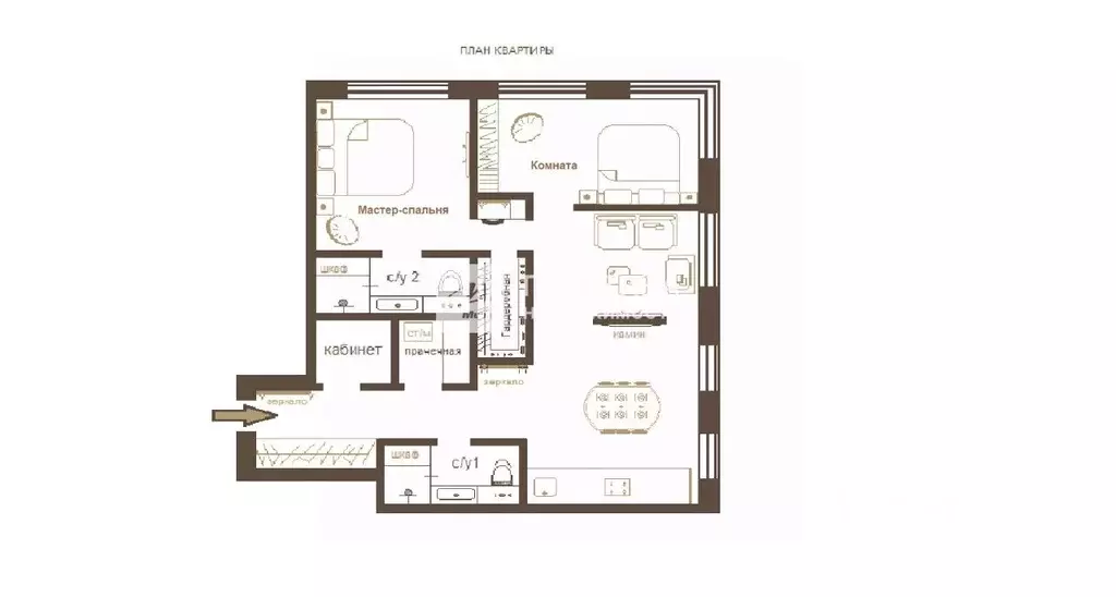 3-к кв. Москва просп. Генерала Дорохова, 39к1Б (93.0 м) - Фото 2