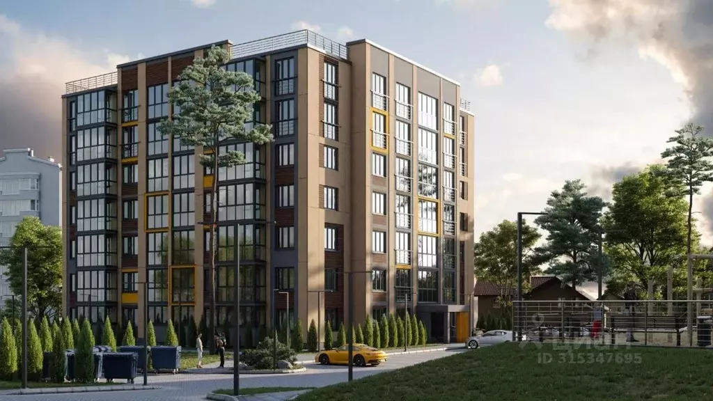 2-к кв. Калининградская область, Светлогорск Тихая ул., 6к1 (63.85 м) - Фото 1