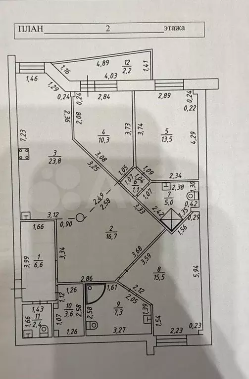 4-к. квартира, 106 м, 2/6 эт. - Фото 0