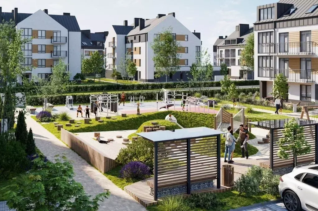 2-к кв. Калининградская область, Гурьевский муниципальный округ, пос. ... - Фото 2