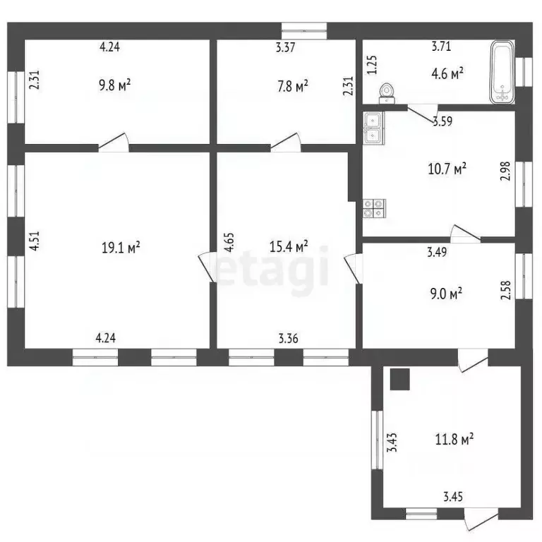 6-к кв. Ростовская область, Мясниковский район, с. Крым ул. Лукашина, ... - Фото 1