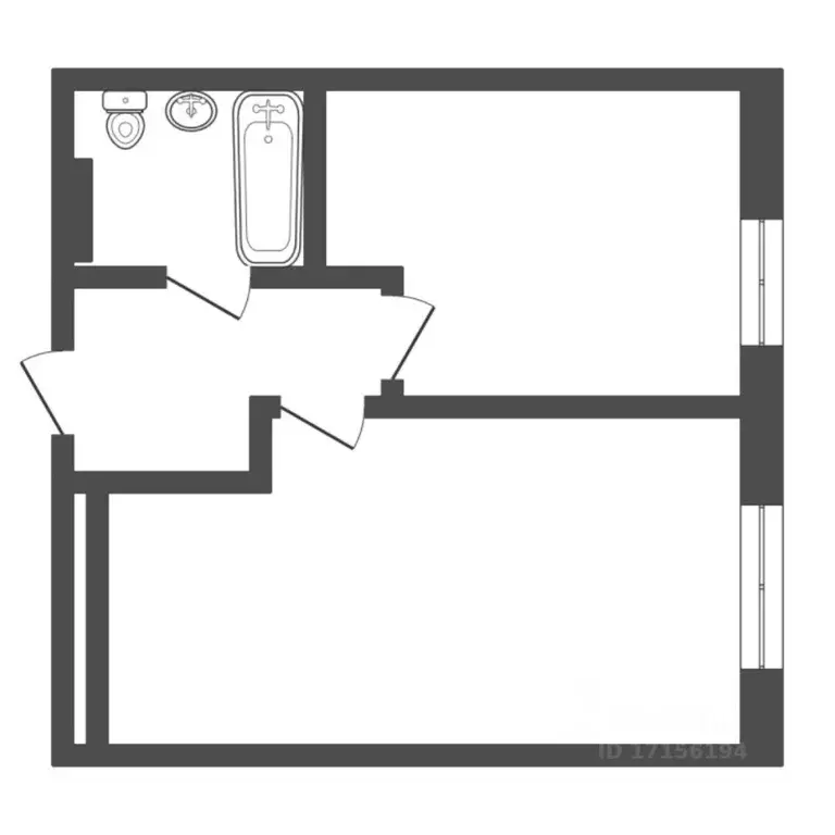1-к кв. Тюменская область, Тюмень ул. Фармана Салманова, 17 (39.88 м) - Фото 2