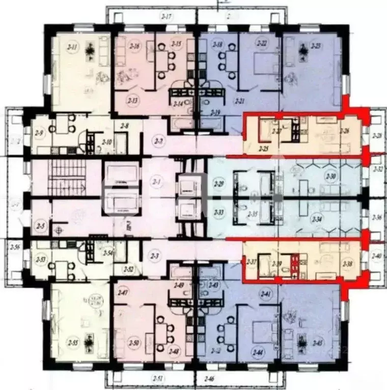 Студия Красноярский край, Красноярск Караульная ул., 39/3 (24.0 м) - Фото 1