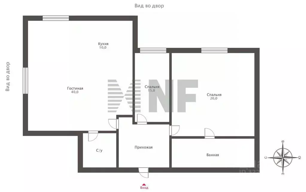 3-к кв. Москва 2-я Звенигородская ул., 11 (97.0 м) - Фото 2