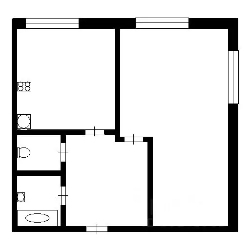 1-к кв. Ханты-Мансийский АО, Сургут ул. Лермонтова, 11/1 (38.6 м) - Фото 1