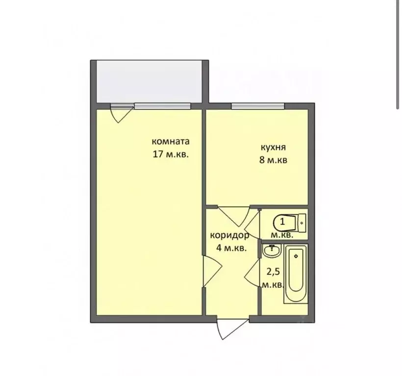 1-к кв. Челябинская область, Челябинск Пекинская ул., 10 (34.0 м) - Фото 2