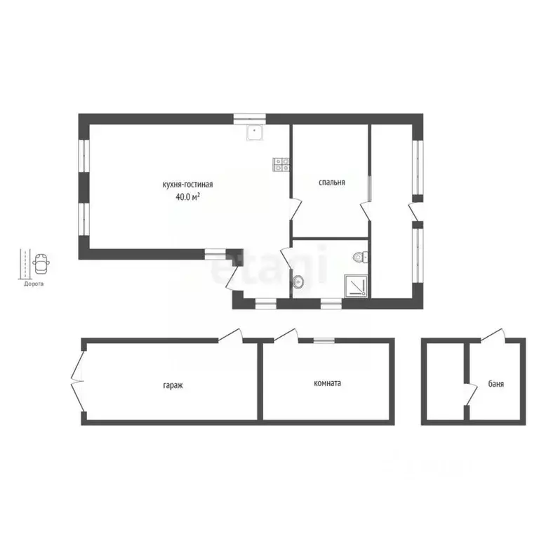 Дом в Оренбургская область, Оренбург Станционная ул., 2 (86 м) - Фото 2
