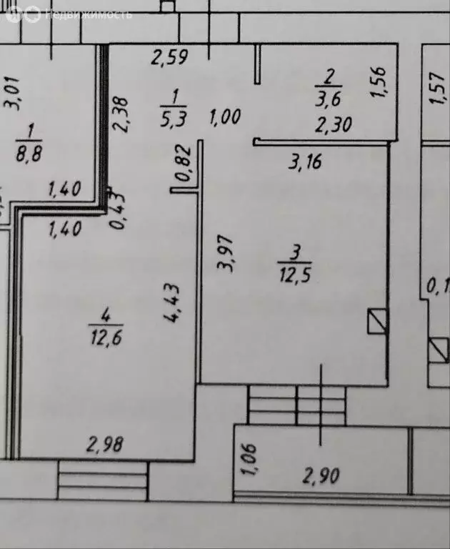 1-комнатная квартира: Кострома, Индустриальная улица, 5 (34 м) - Фото 1