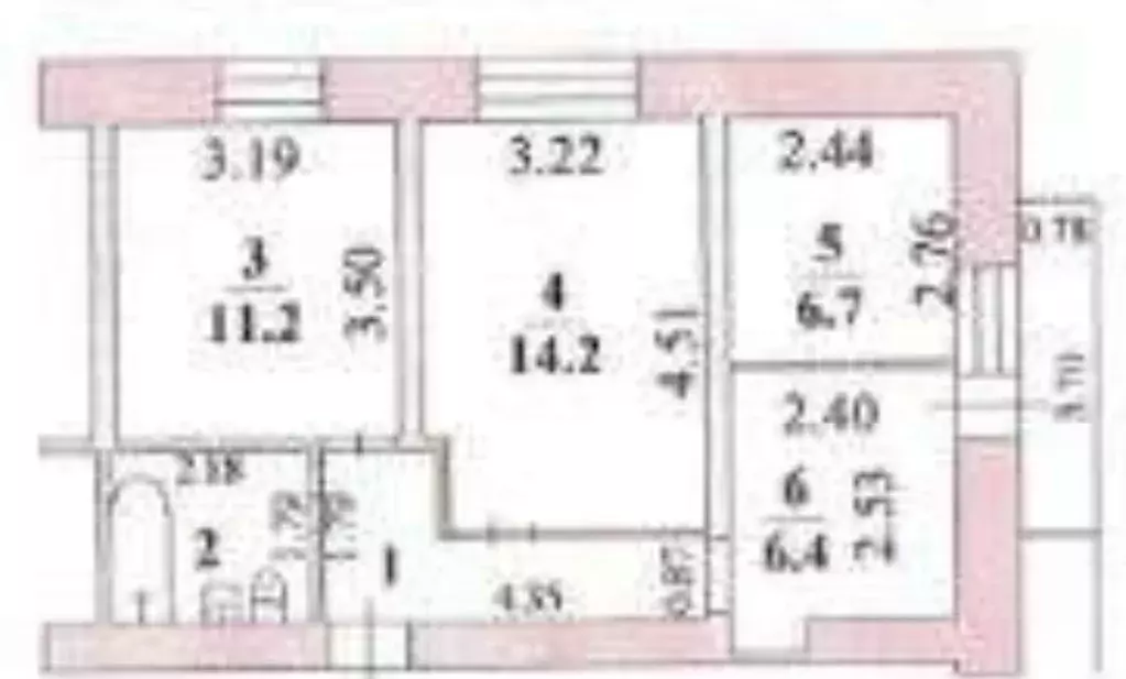 2-к кв. Липецкая область, Липецк ул. Космонавтов, 90 (47.2 м) - Фото 1