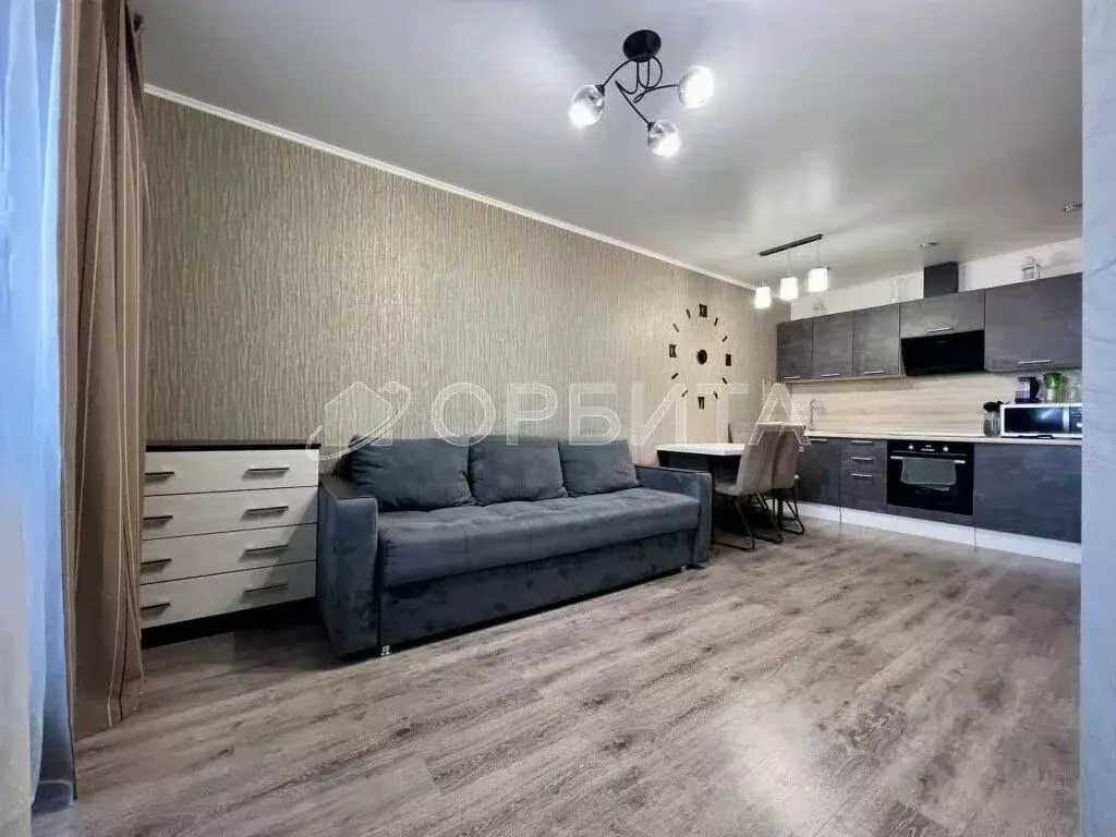 Студия Тюменская область, Тюмень ул. Вадима Бованенко, 1 (32.9 м) - Фото 1