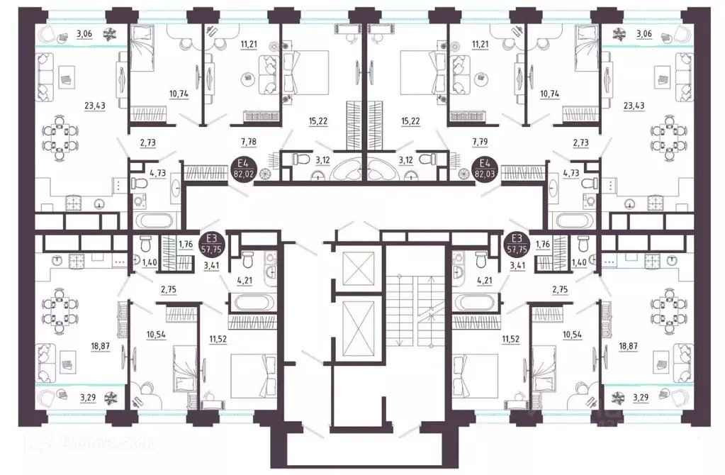 2-к кв. Рязанская область, Рязань Московское ш. (57.75 м) - Фото 2