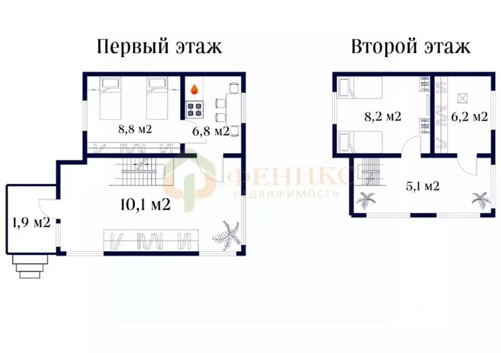 дом в ленинградская область, выборгский район, рощино пгт, здоровье . - Фото 1