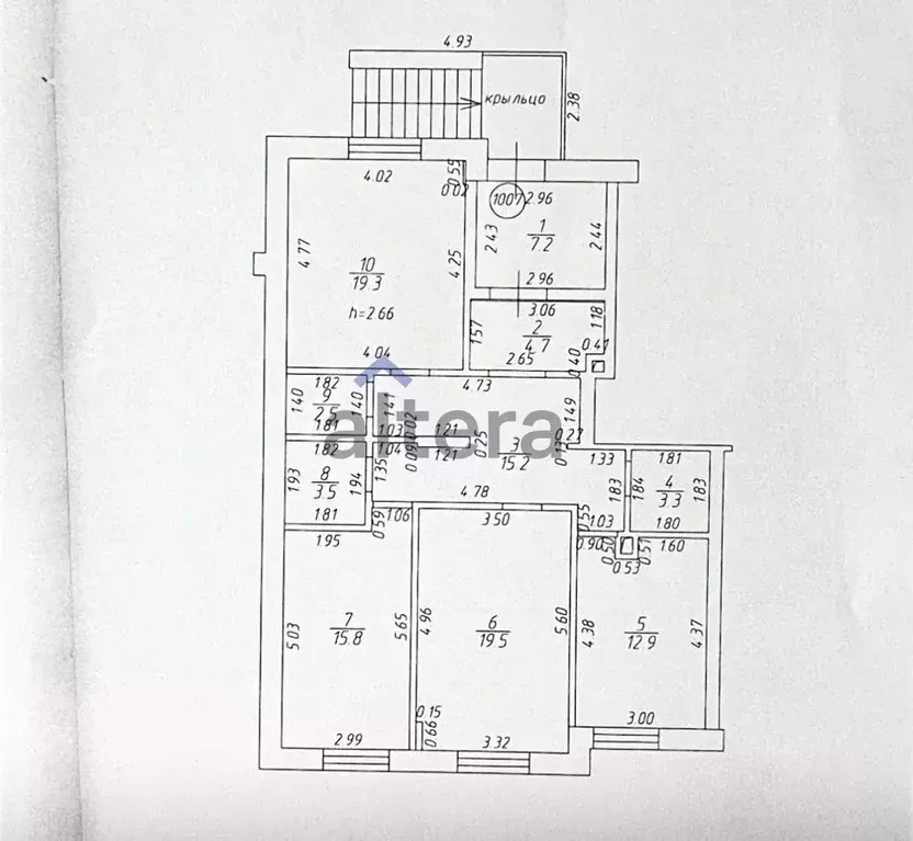 Офис в Татарстан, Казань ул. Алафузова, 6 (104 м) - Фото 2