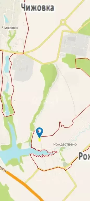 Участок в Калужская область, Калуга городской округ, д. Рождествено  ... - Фото 0