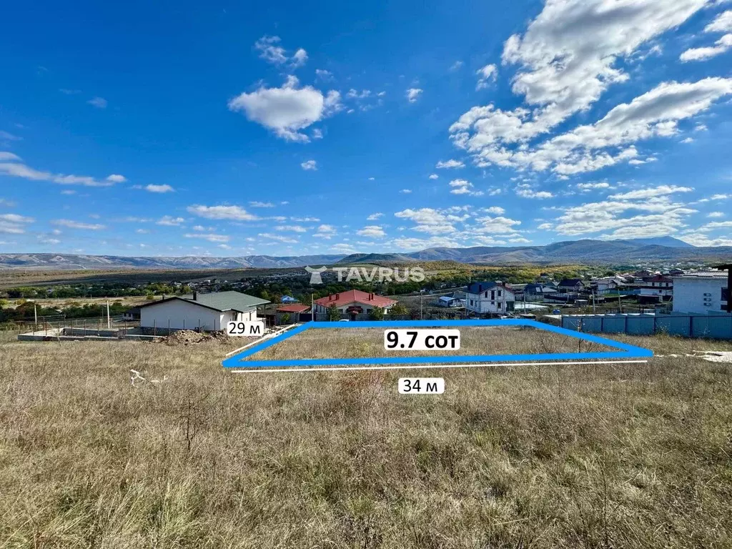 Участок в Крым, Симферопольский район, Добровское с/пос, с. ... - Фото 1