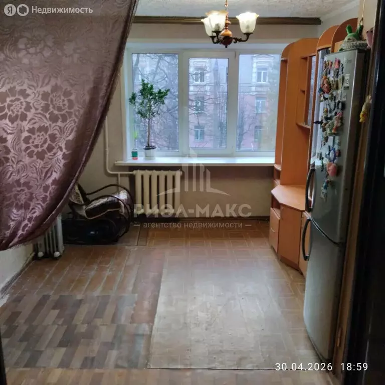 1к в -комнатной квартире (13.4 м) - Фото 1