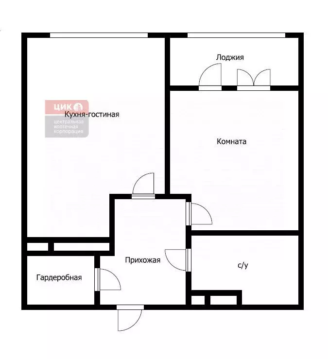 1-комнатная квартира: Рязань, Московское шоссе, 3 (44.82 м) - Фото 1