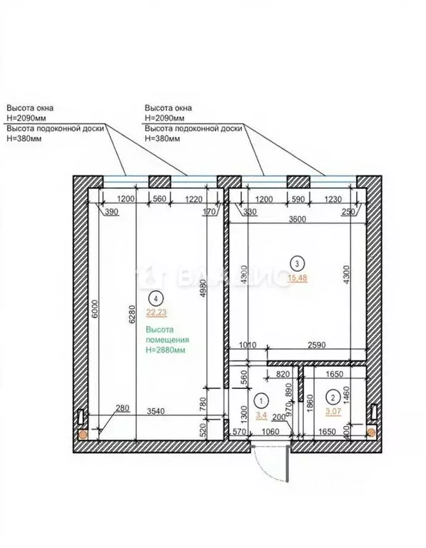 1-комнатная квартира: Апрелевка, улица Парк Апрель, 37 (44 м) - Фото 2