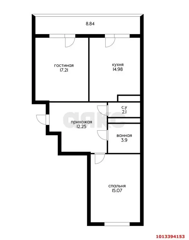 2-комнатная квартира: Краснодар, Стахановская улица, 1/3 (74.8 м) - Фото 0