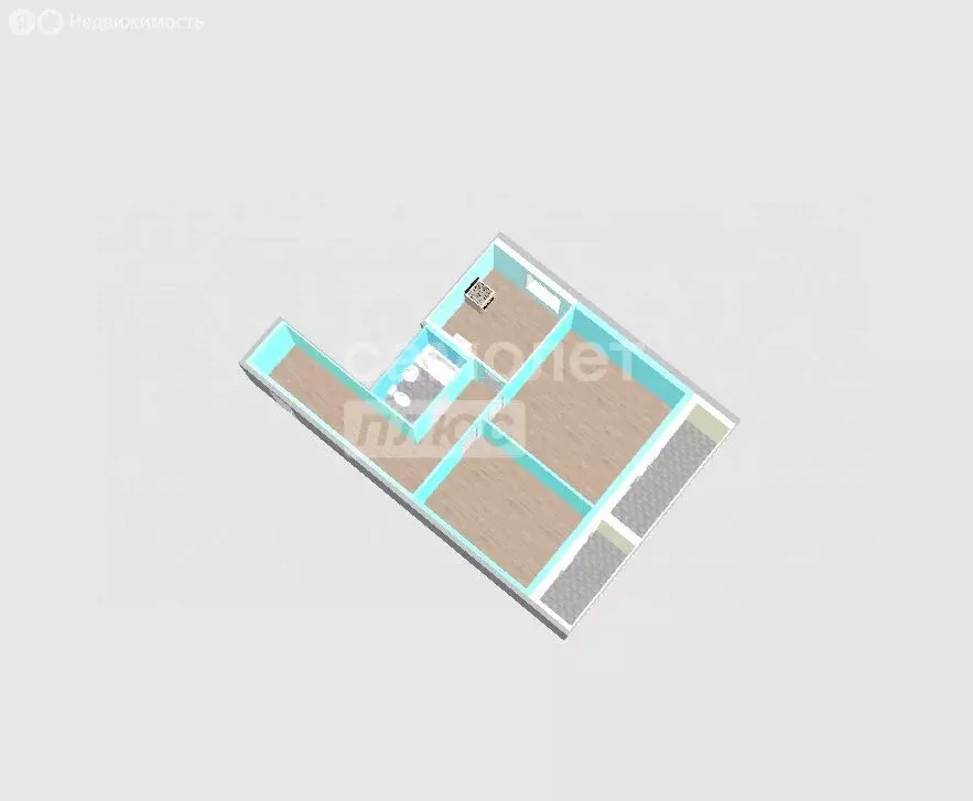 2-комнатная квартира: Уфа, улица Ахметова, 152 (54.65 м) - Фото 1